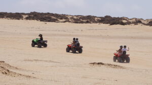 Adventure quad biking experience in Moroccan dunes